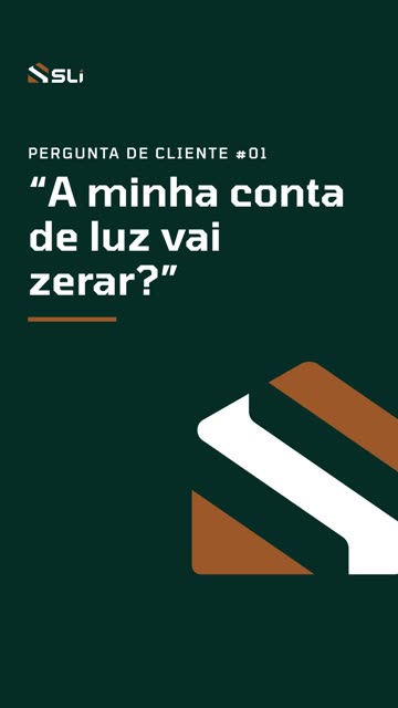 Capa do vídeo 15: A minha conta de luz vai zerar?